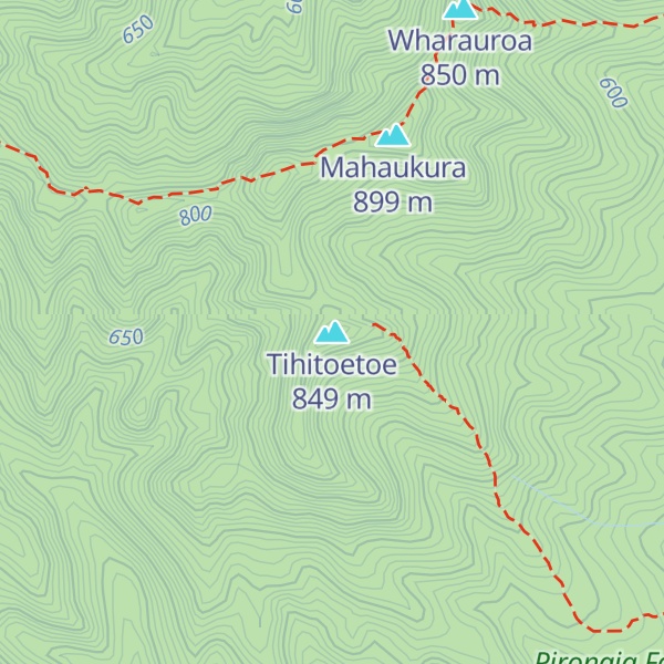 Map of Tihitoetoe