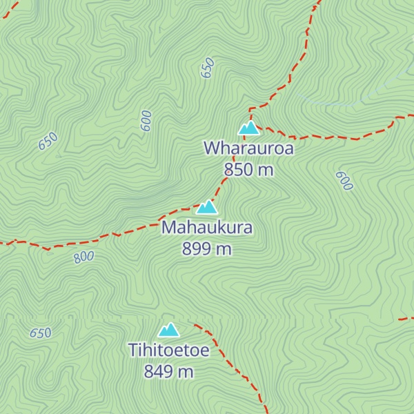 Map of Mahaukura