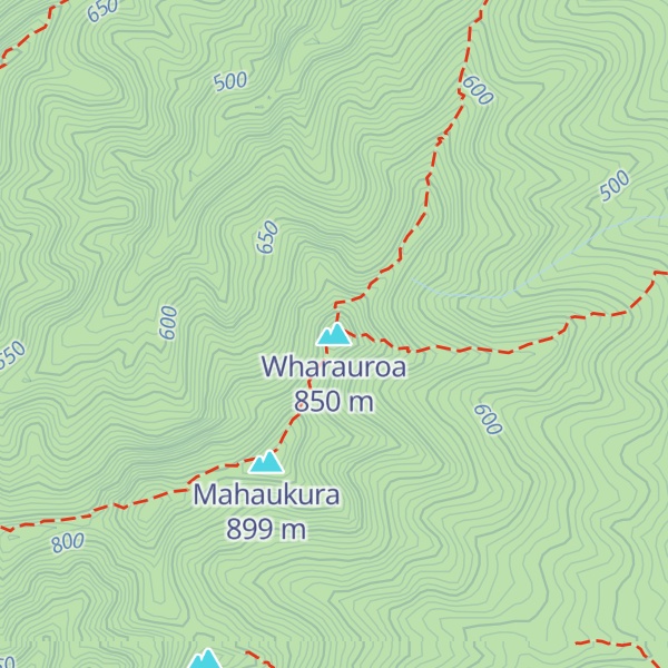 Map of Wharauroa