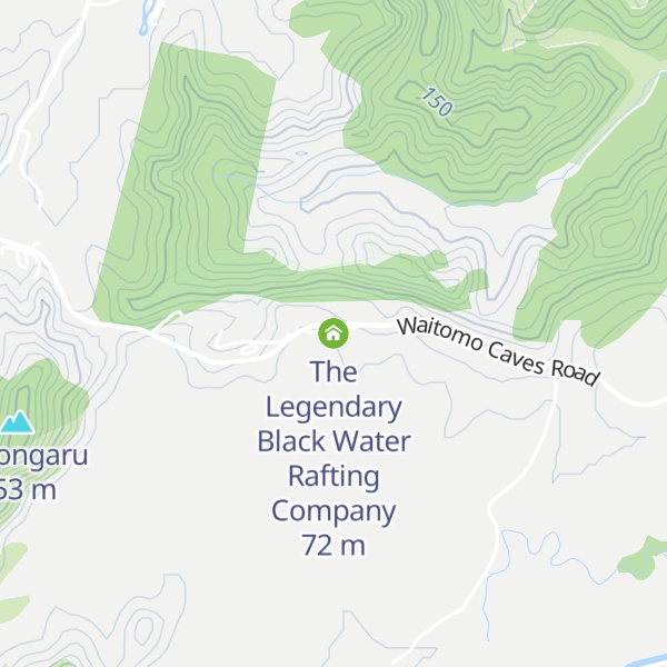 Map of The Legendary Black Water Rafting Company