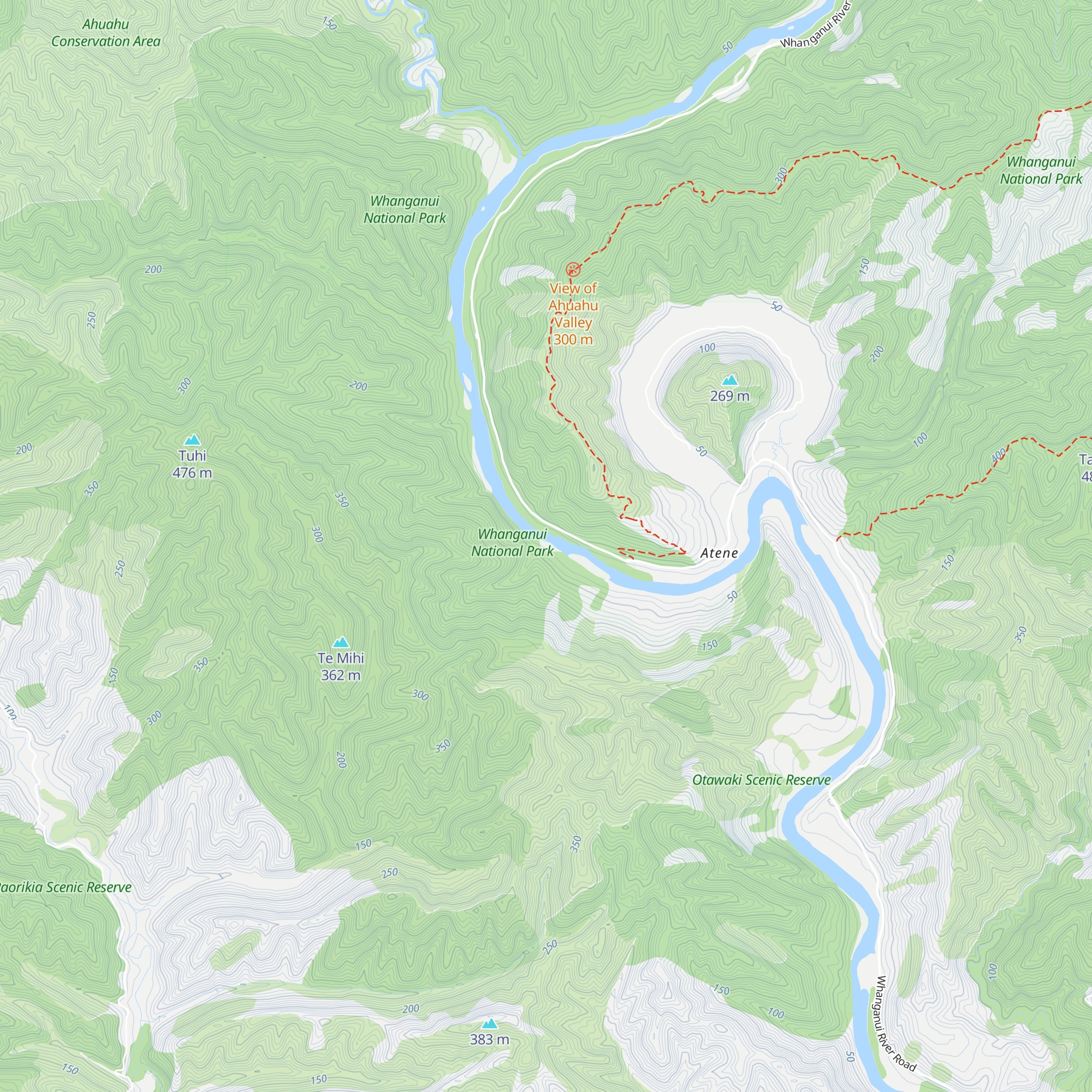 Downes hut map