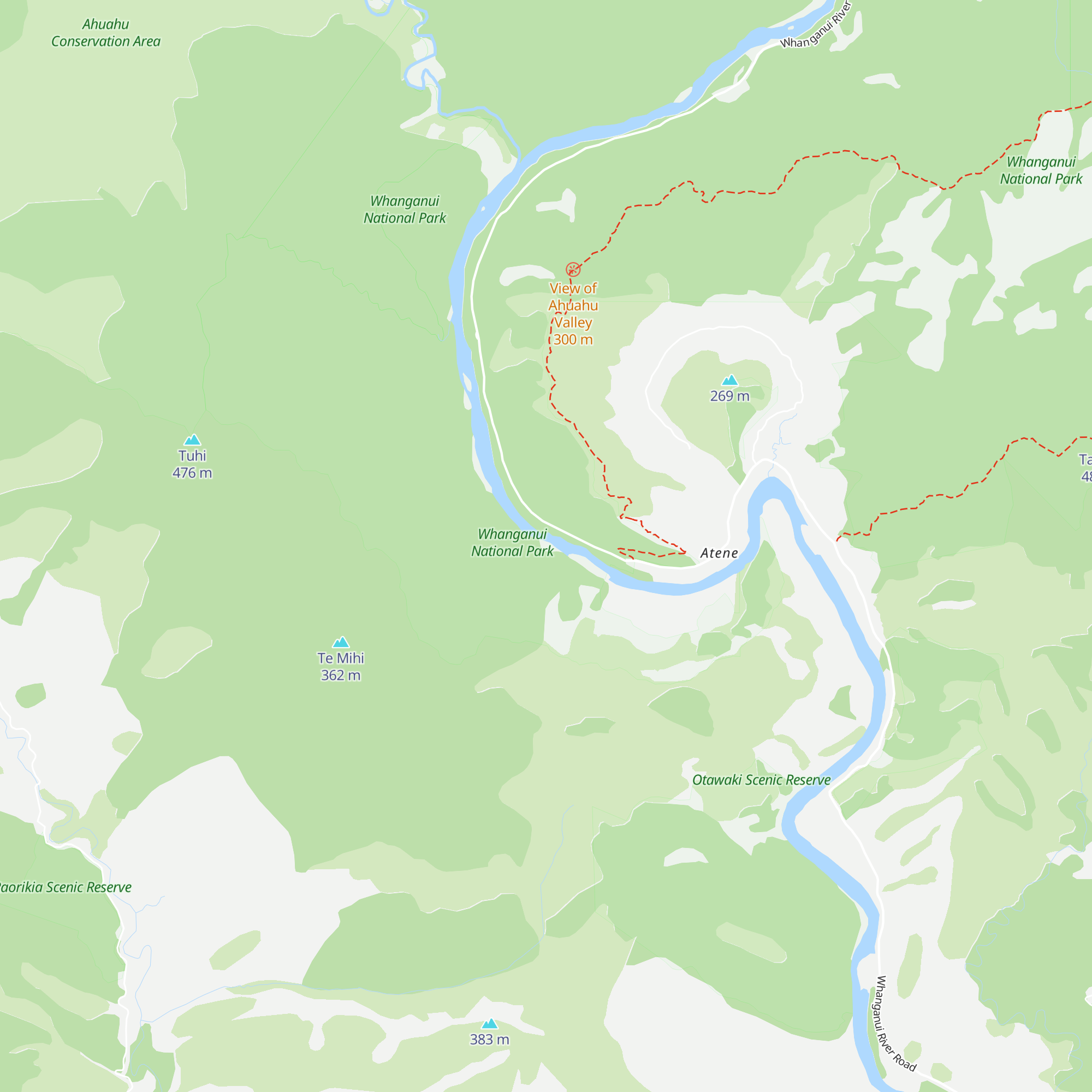 Downes hut map
