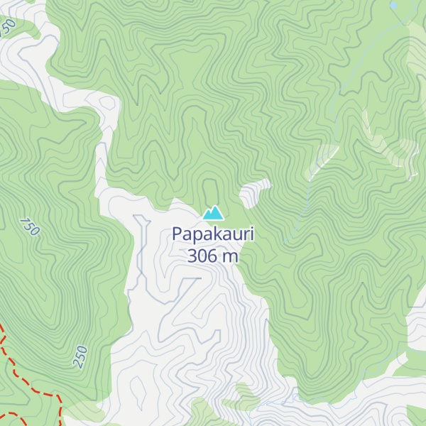 Map of Papakauri