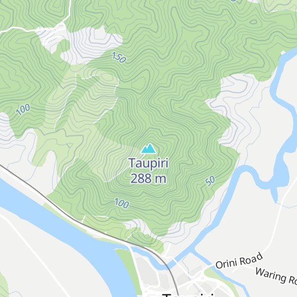 Map of Taupiri
