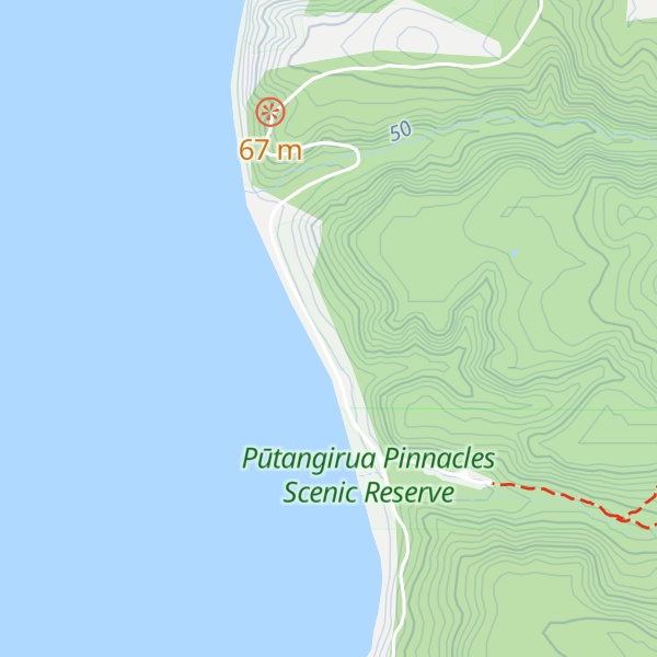 Map of Te Kopi Cottage