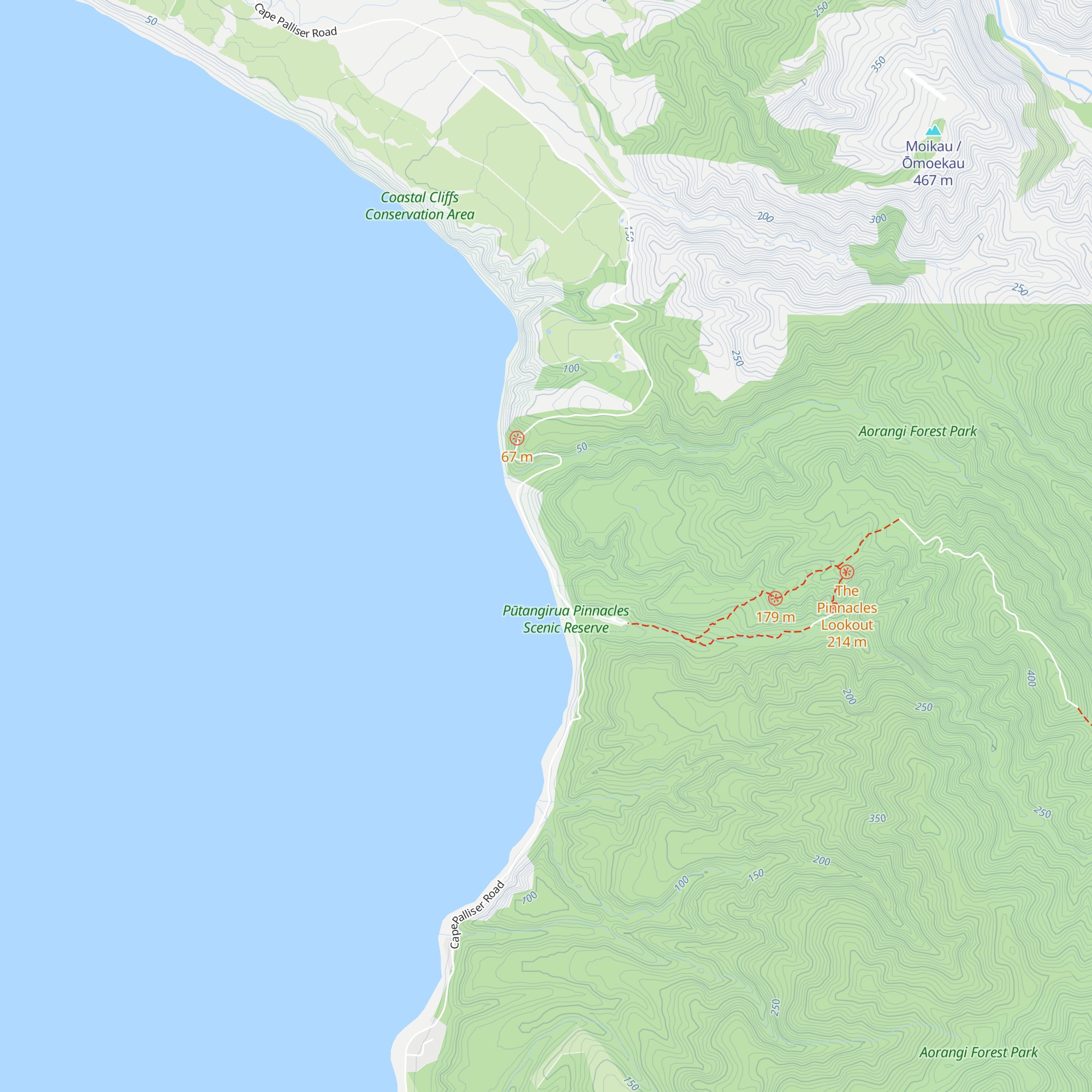 Te Kopi Cottage map