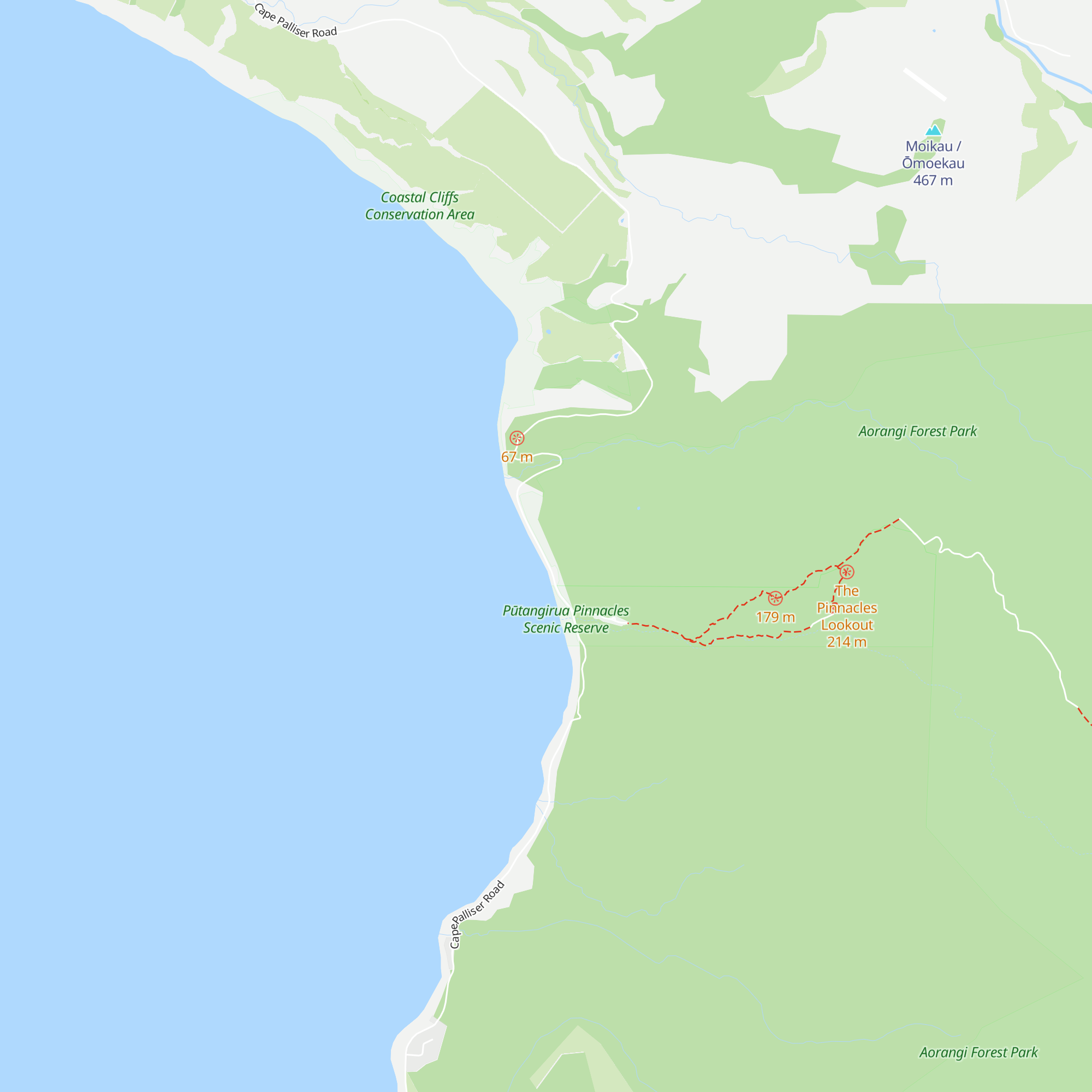 Te Kopi Cottage map