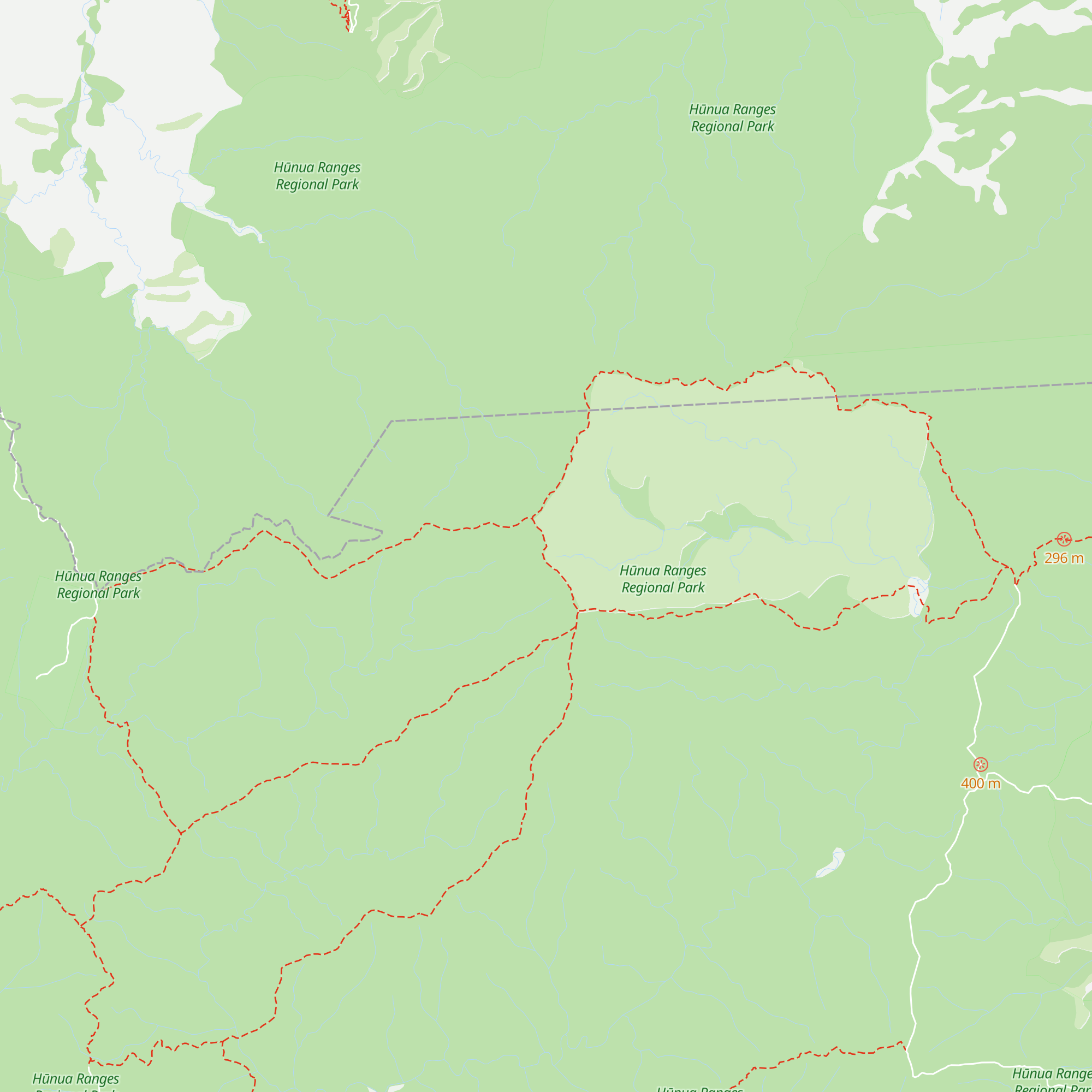 Kohukohunui Hut map