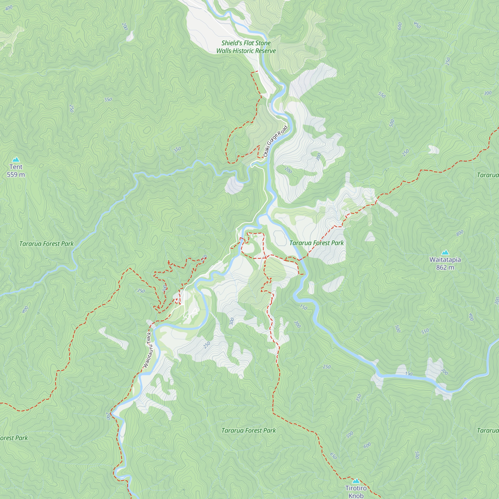 Parawai Lodge map
