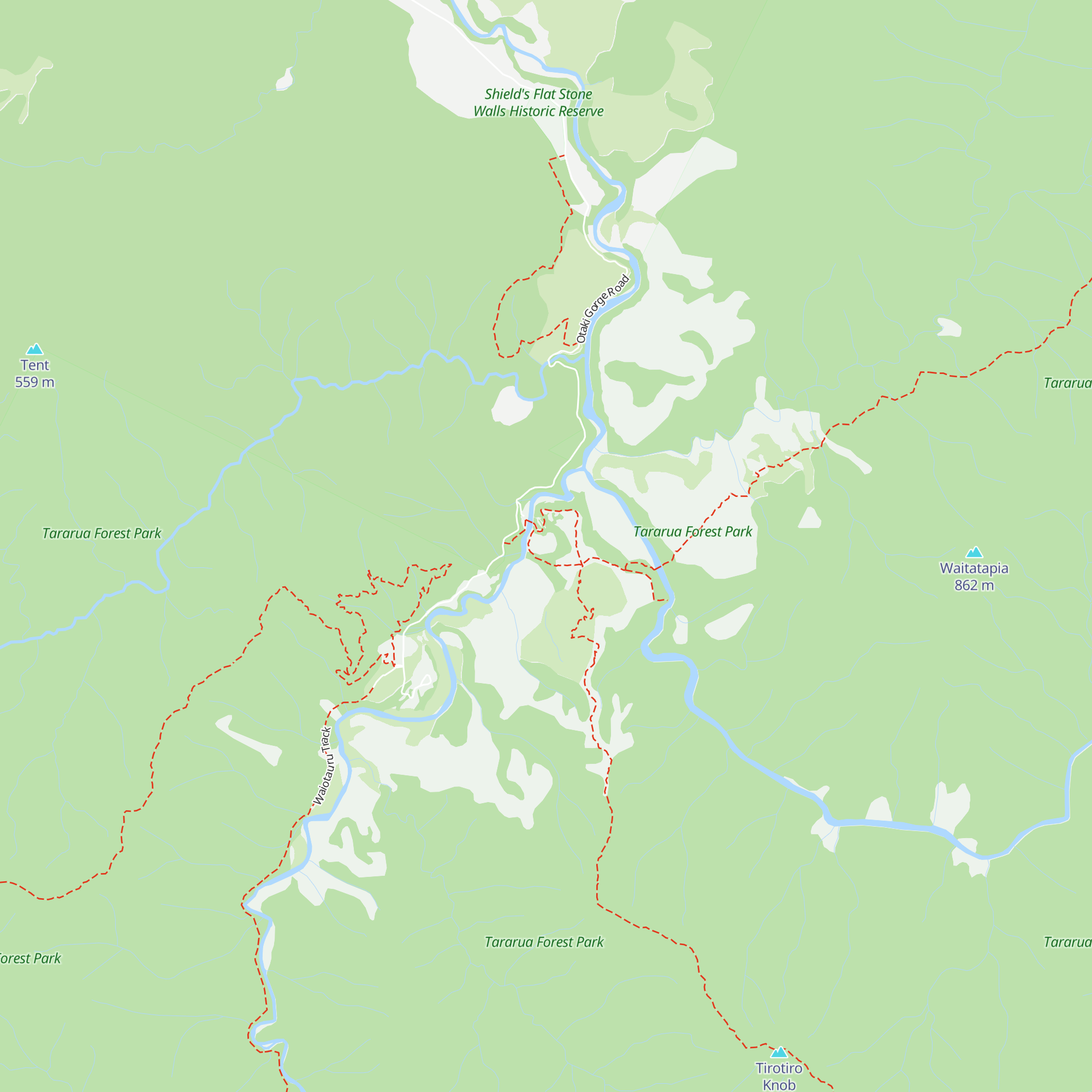 Parawai Lodge map