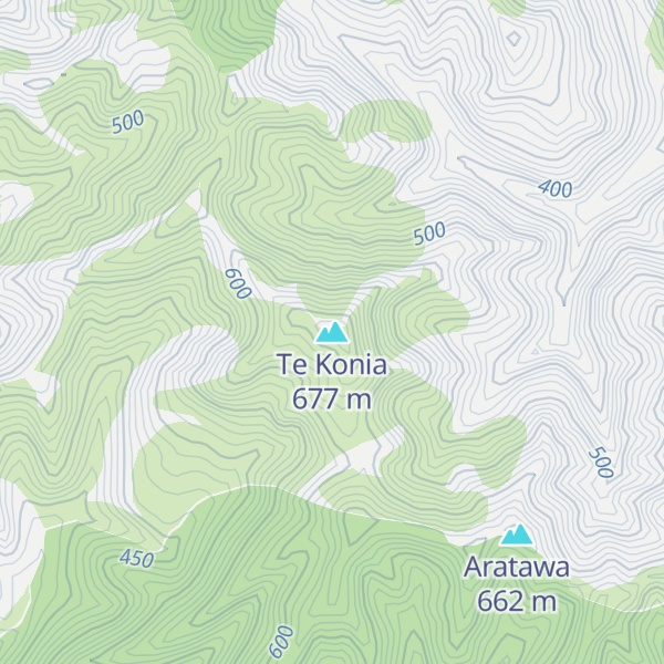 Map of Te Konia