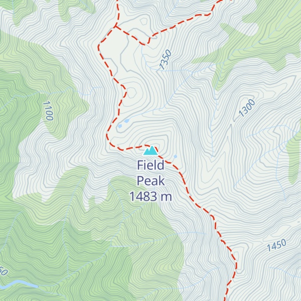 Map of Field Peak