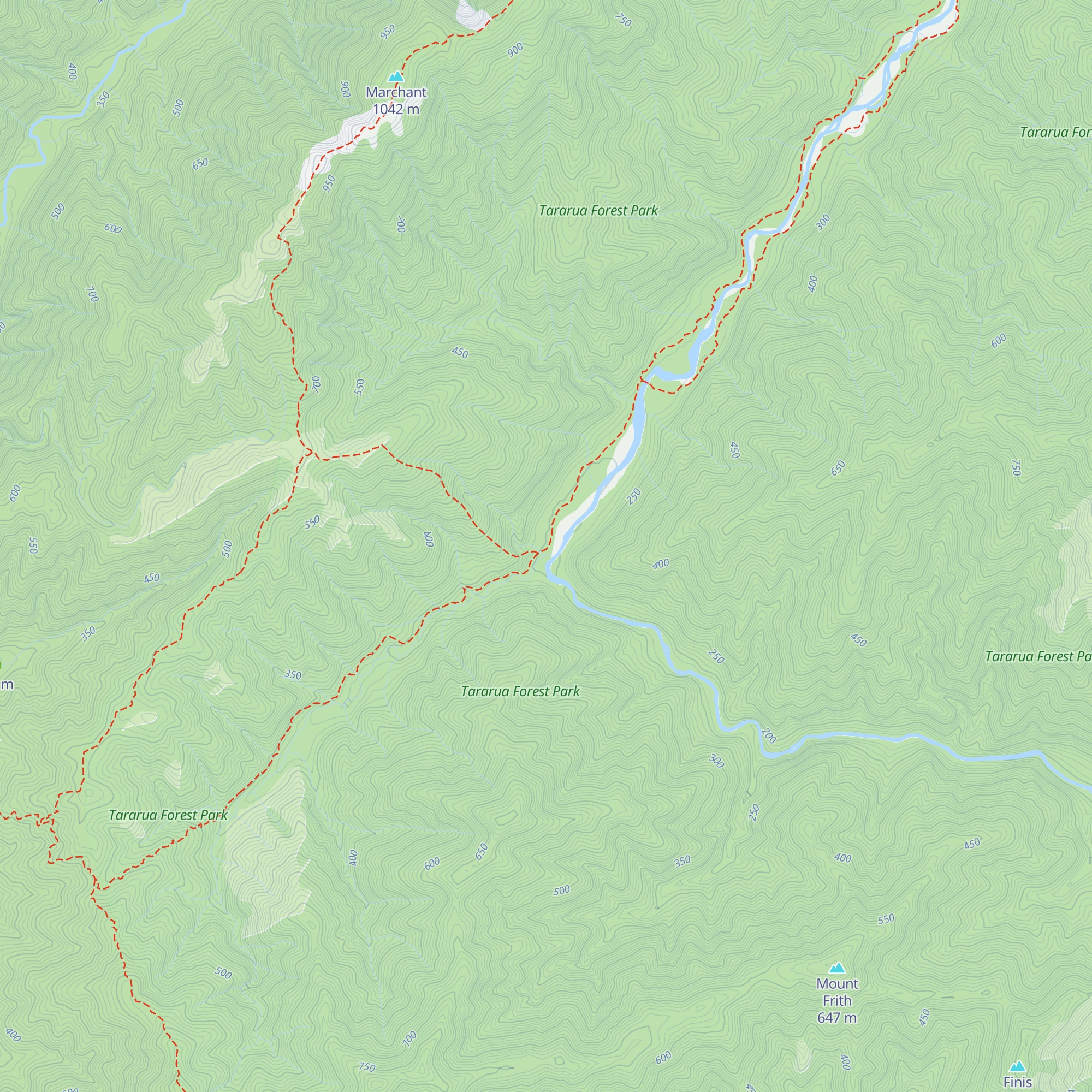 Smith Creek Shelter map