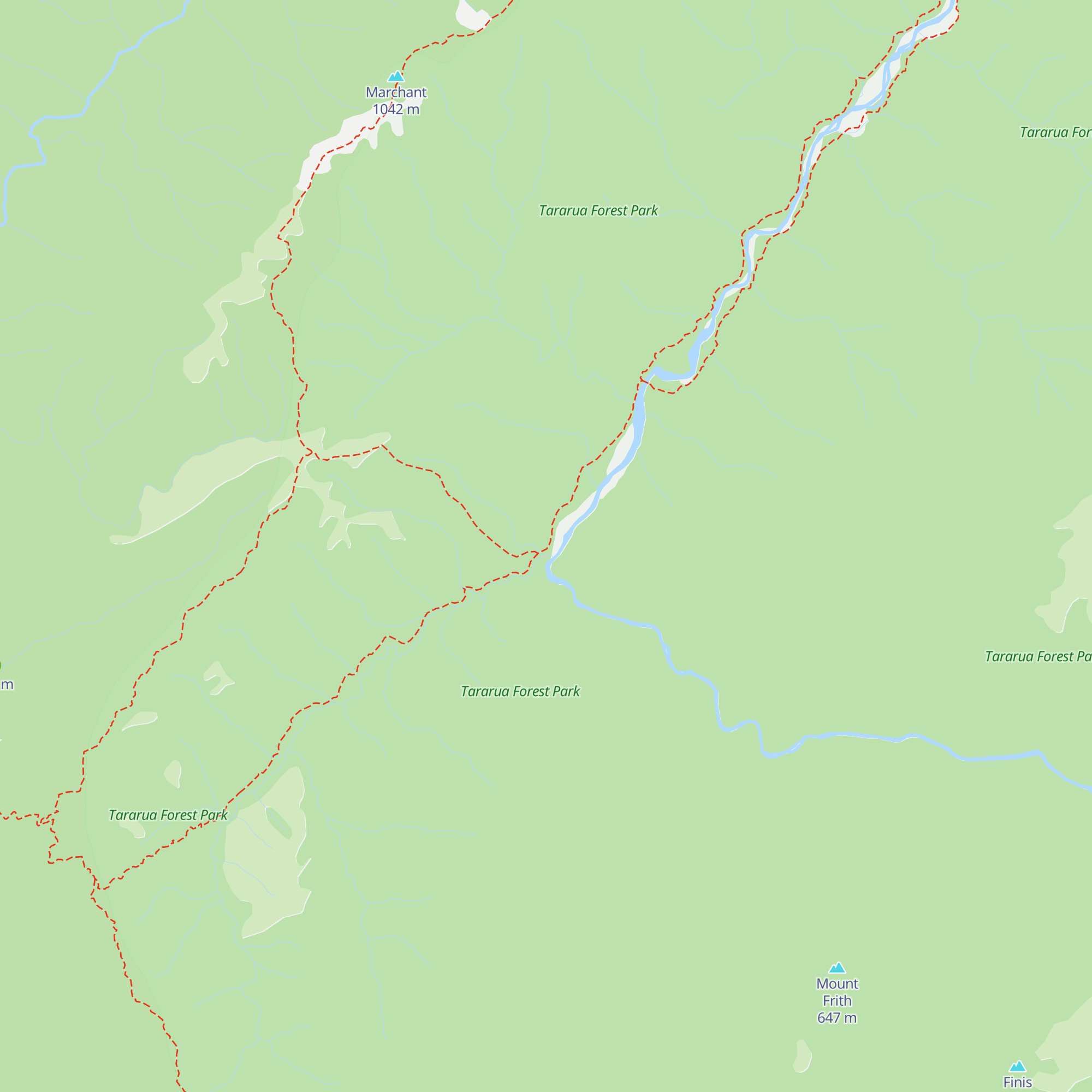 Smith Creek Shelter map