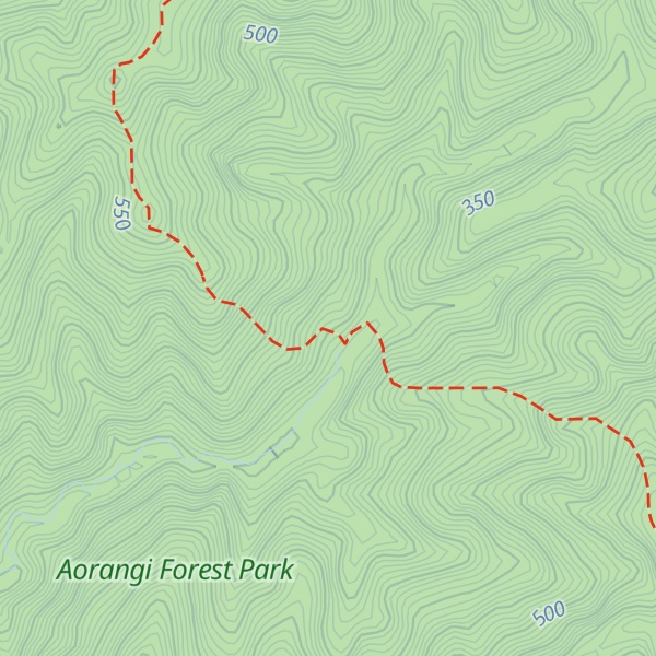 Map of Washpool Hut