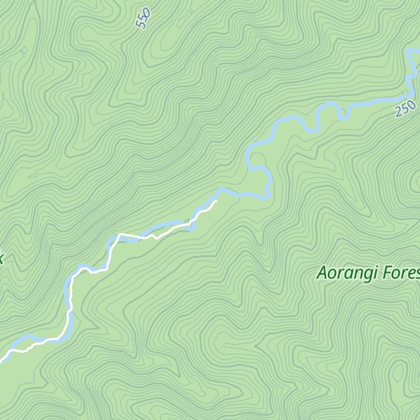 Map of Tauanui Hut