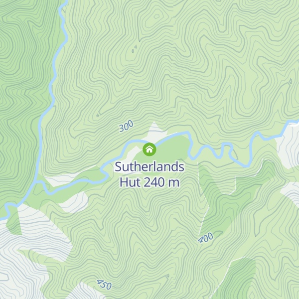 Map of Sutherlands Hut