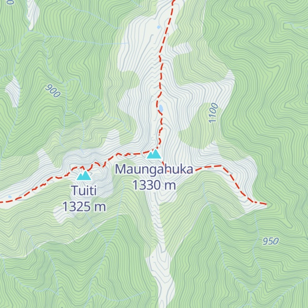 Map of Maungahuka