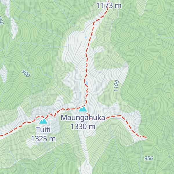 Map of Maungahuka Hut