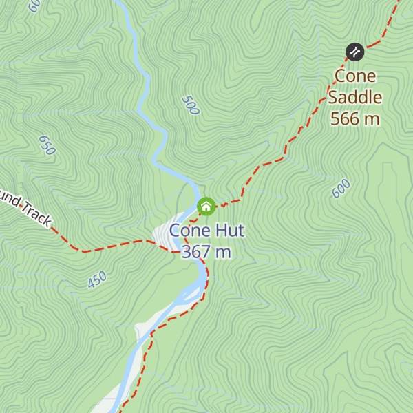 Map of Cone Hut