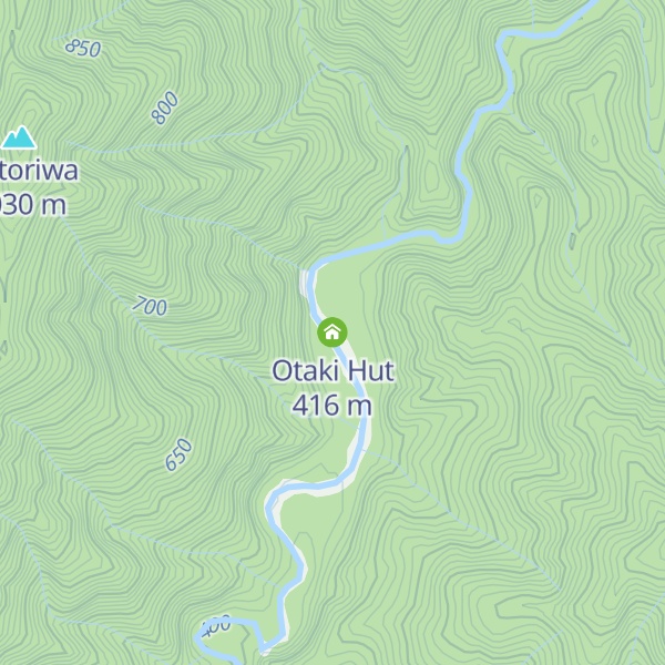 Map of Otaki Hut