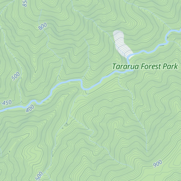 Map of Neill Forks Hut