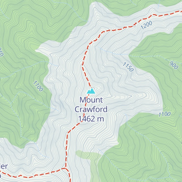 Map of Mount Crawford