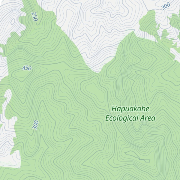 Map of Hapuakohe