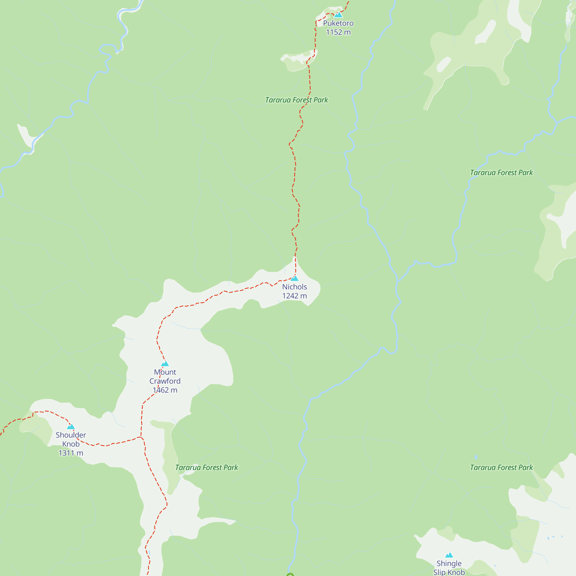 Nichols Hut map