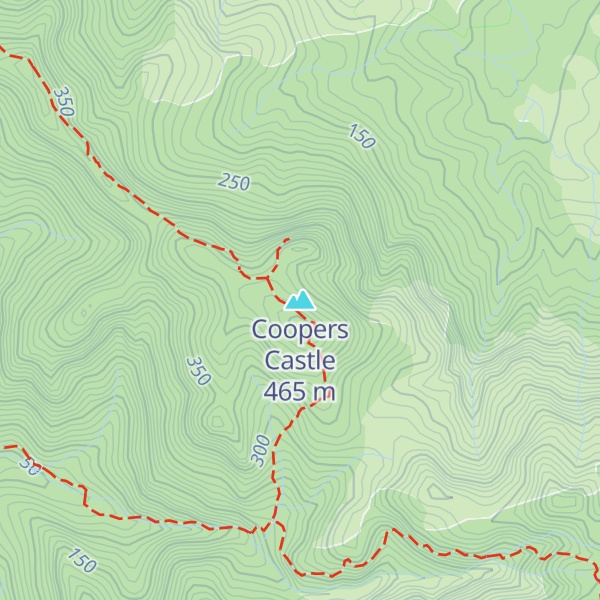 Map of Coopers Castle