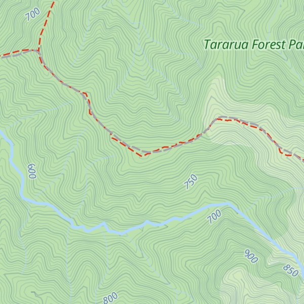 Map of Te Matawai Hut