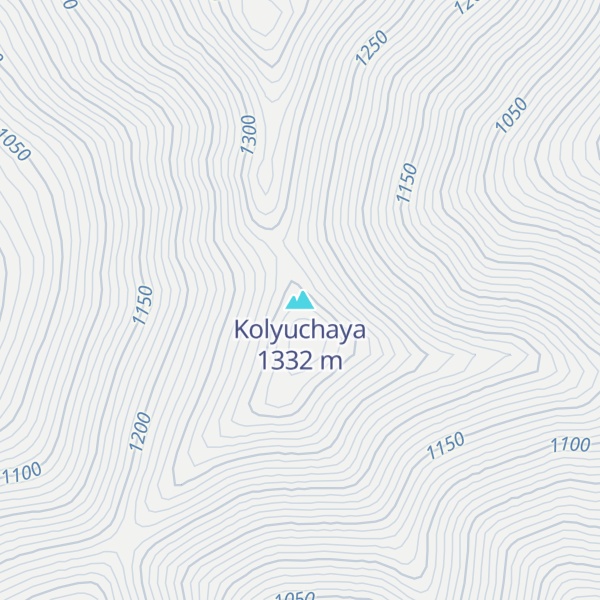 Map of Kolyuchaya