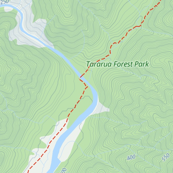 Map of Totara Flats Hut