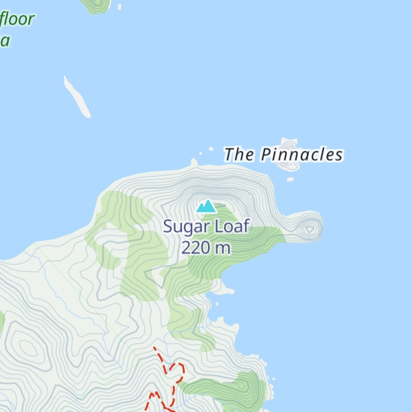 Map of Sugar Loaf
