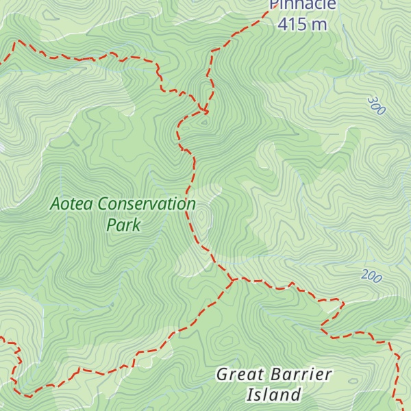Map of Mount Heale