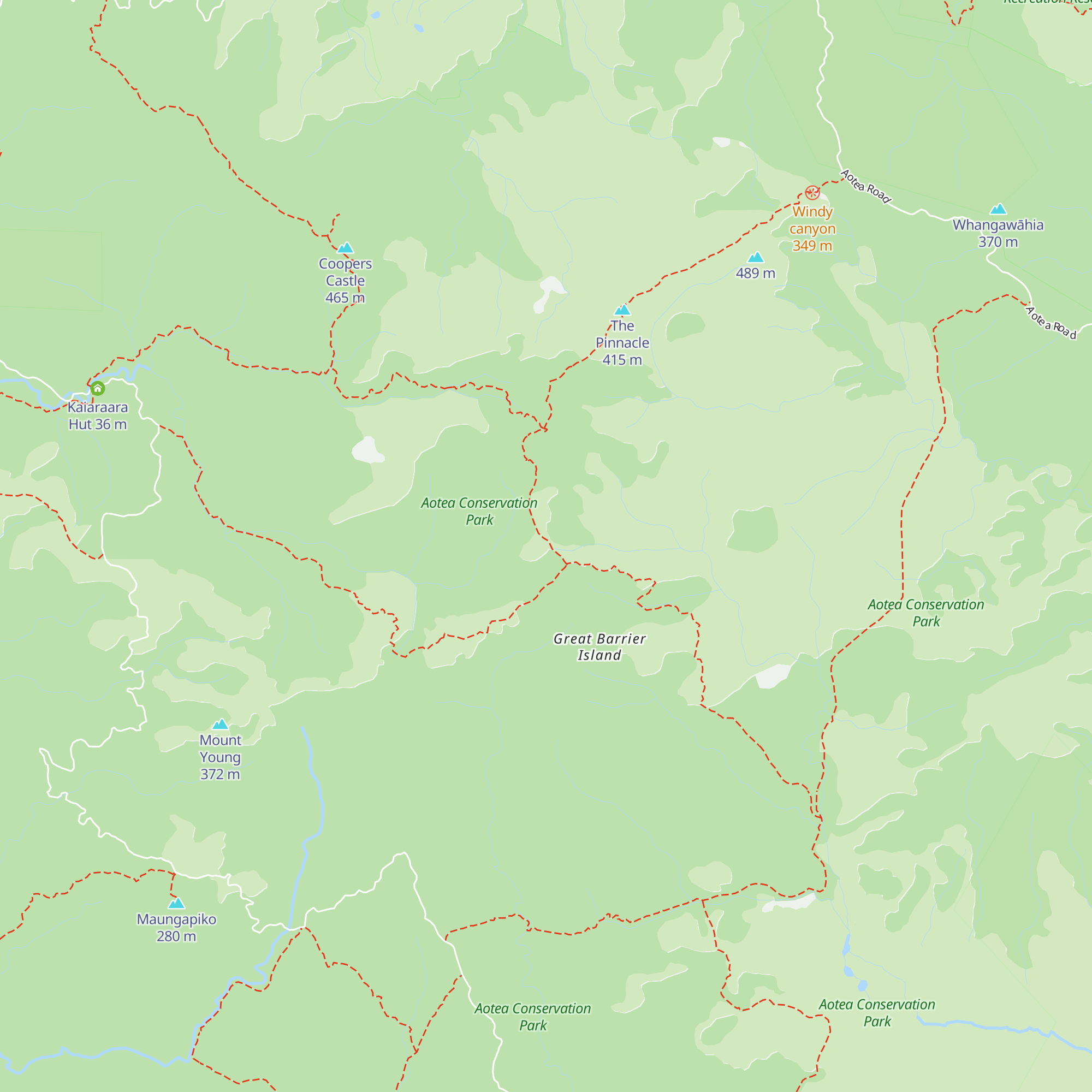 Mt Heale Hut map
