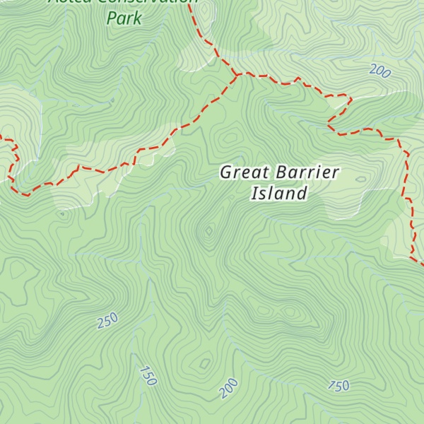 Map of Mount Matawhero