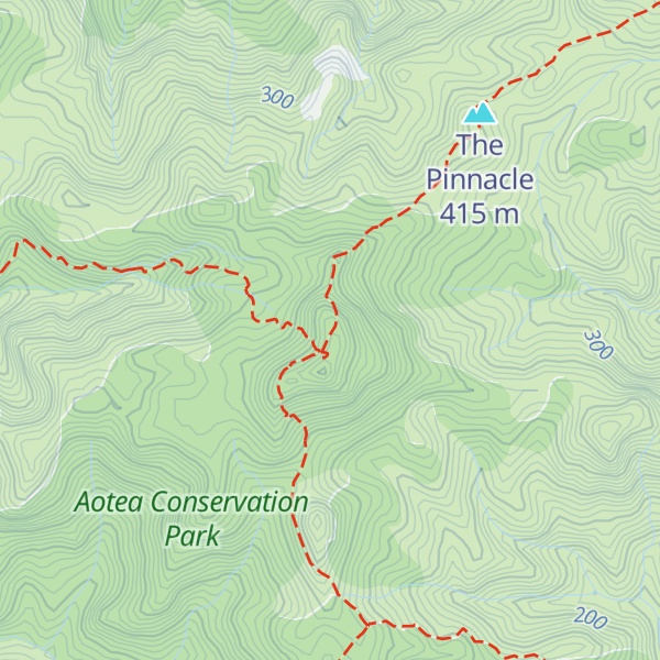 Map of Maunga Hirakimatā / Mount Hobson