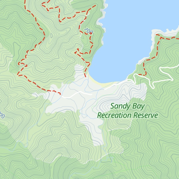 Map of Stony Bay Bach