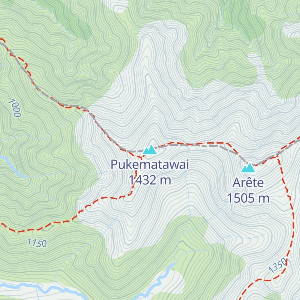 Map of Pukematawai