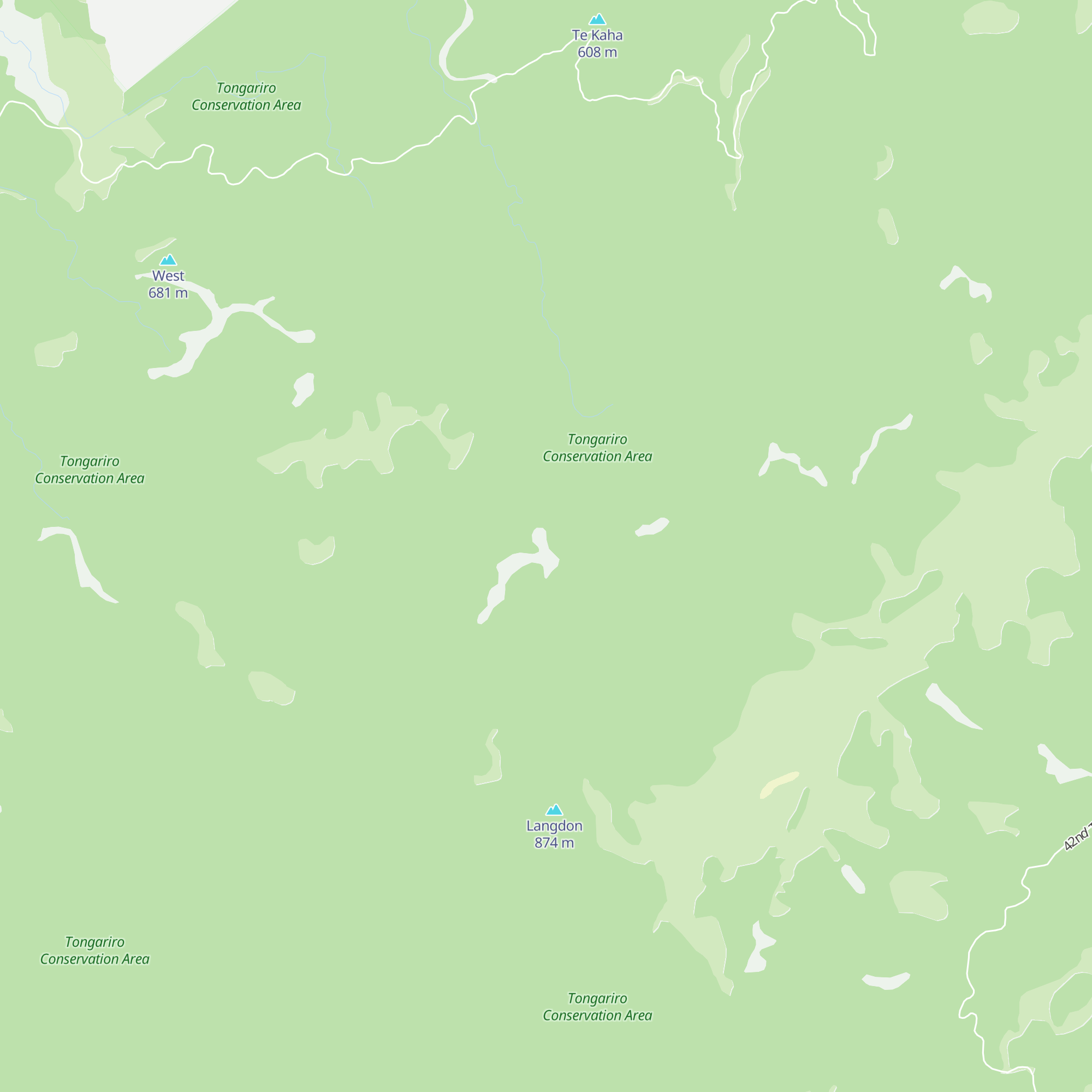 Ten Man Hut map