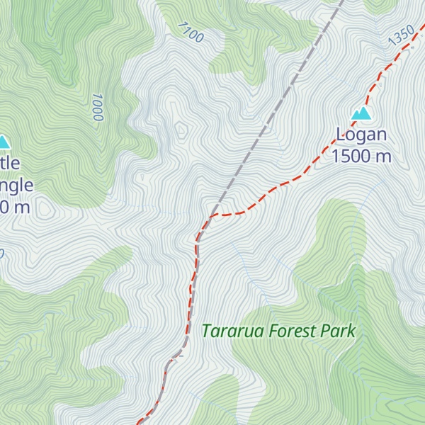 Map of Mount Dundas