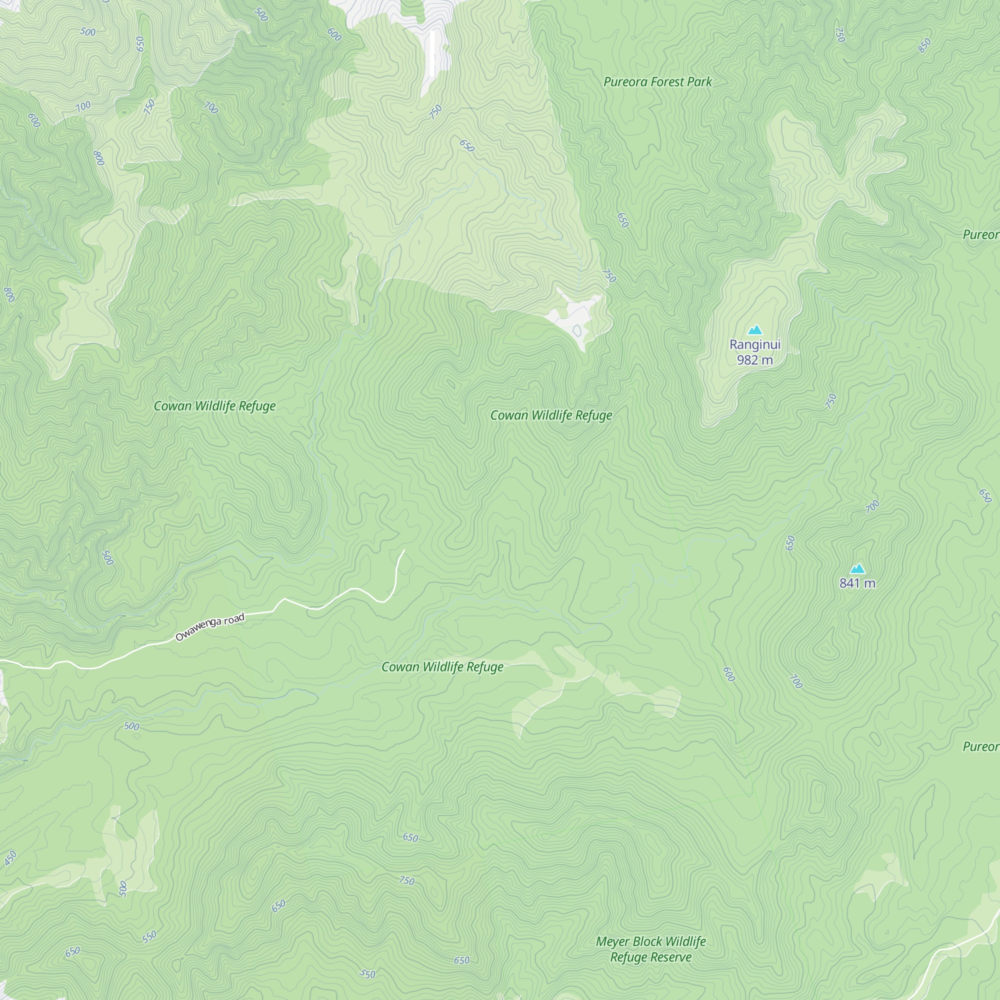 Wildlife Hut map