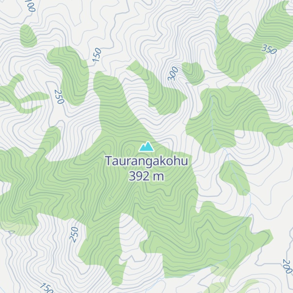 Map of Taurangakohu