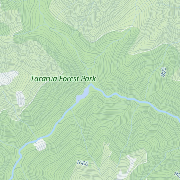 Map of Arete Forks Hut