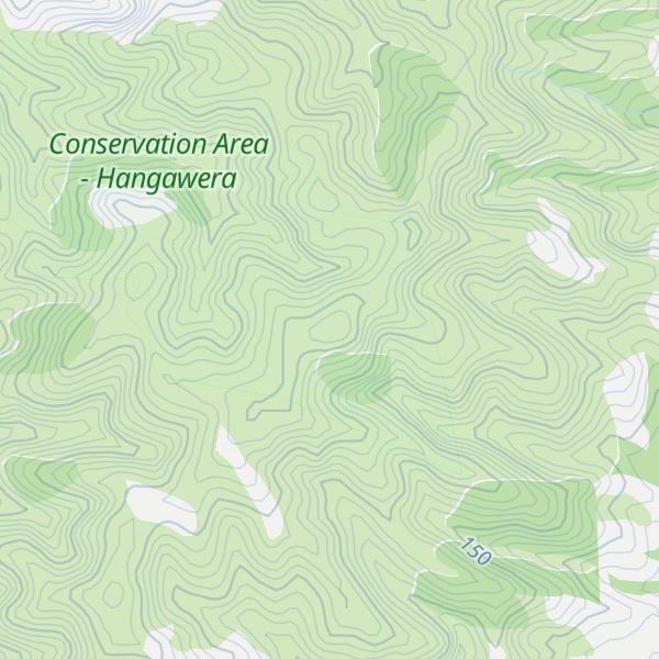 Map of Hangawera