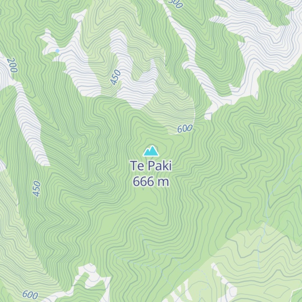 Map of Te Paki