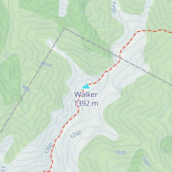 Map of Walker