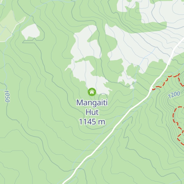 Map of Mangaiti Hut