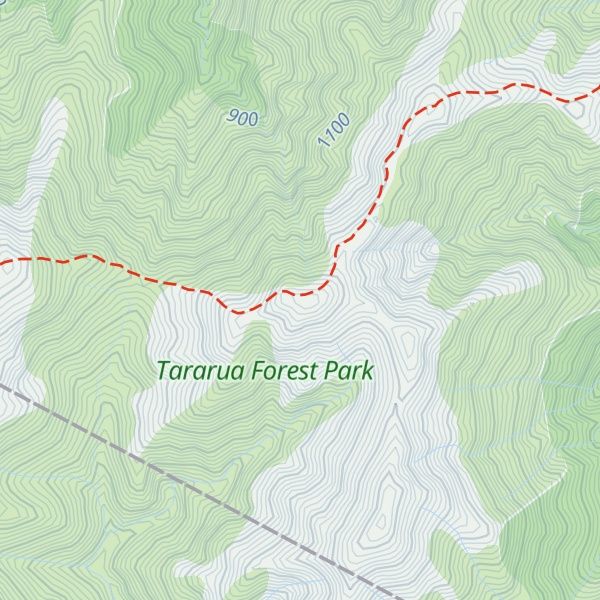Map of East Peak